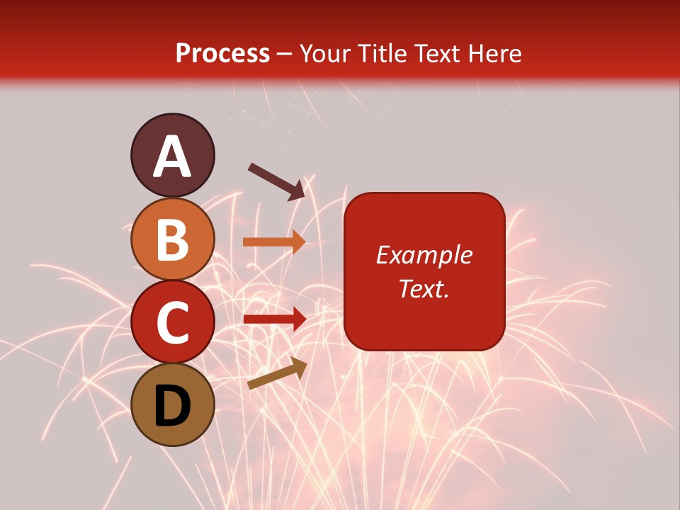 Binnenalster Golden Red PowerPoint Template