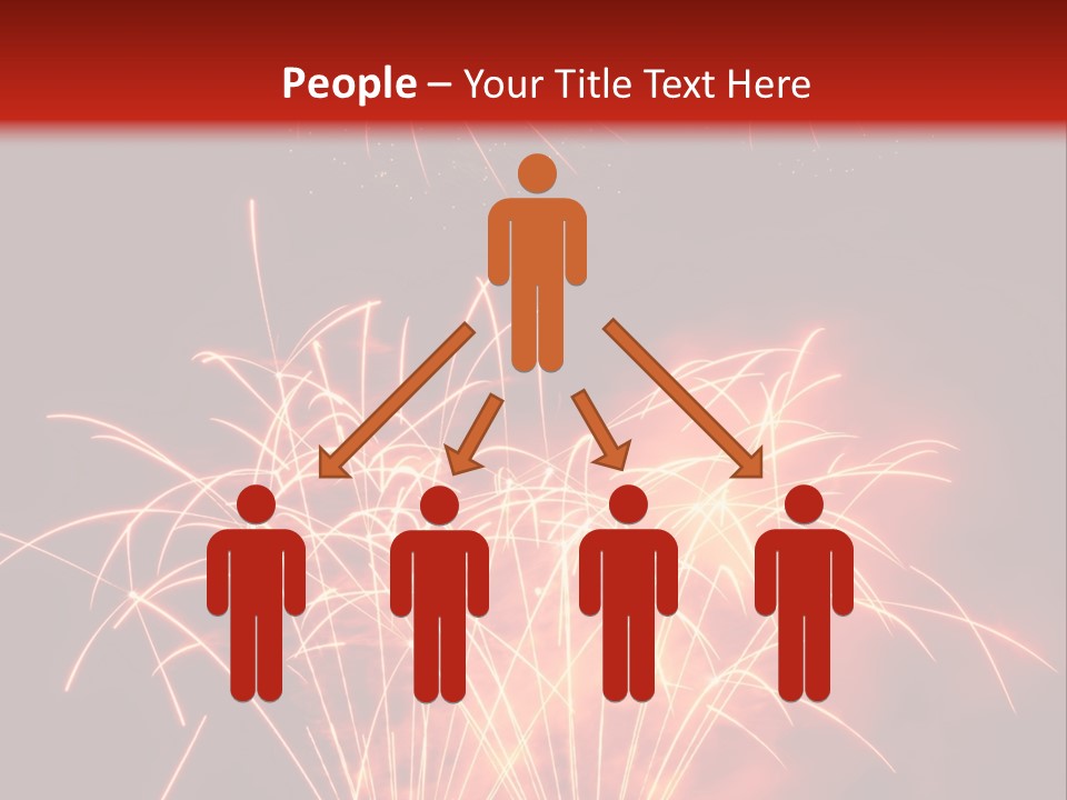 Binnenalster Golden Red PowerPoint Template