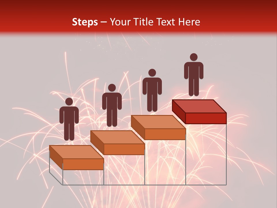 Binnenalster Golden Red PowerPoint Template