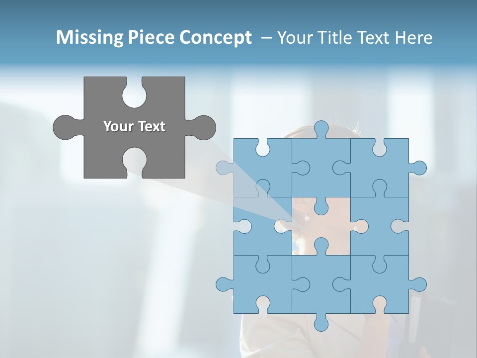 A Woman Smoking A Cigarette In A City PowerPoint Template