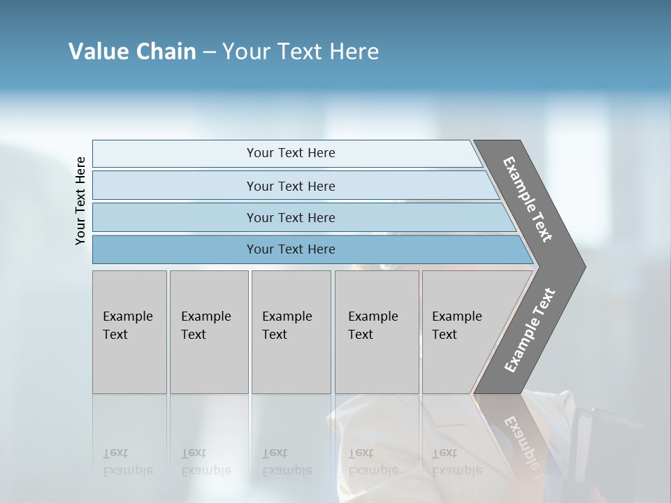 A Woman Smoking A Cigarette In A City PowerPoint Template