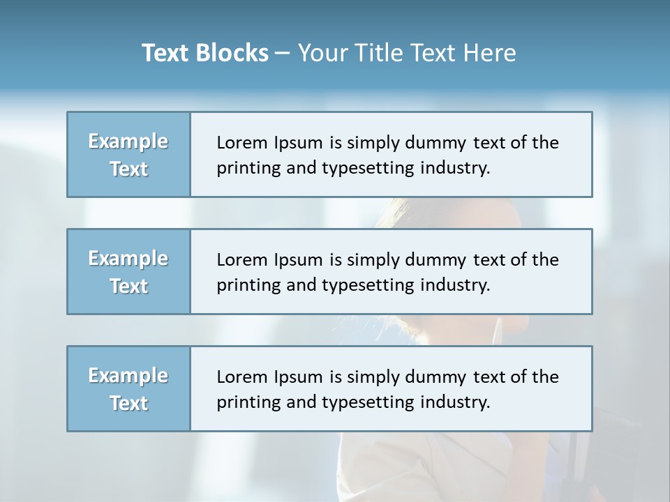 A Woman Smoking A Cigarette In A City PowerPoint Template