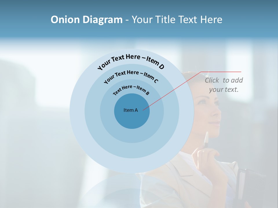 A Woman Smoking A Cigarette In A City PowerPoint Template