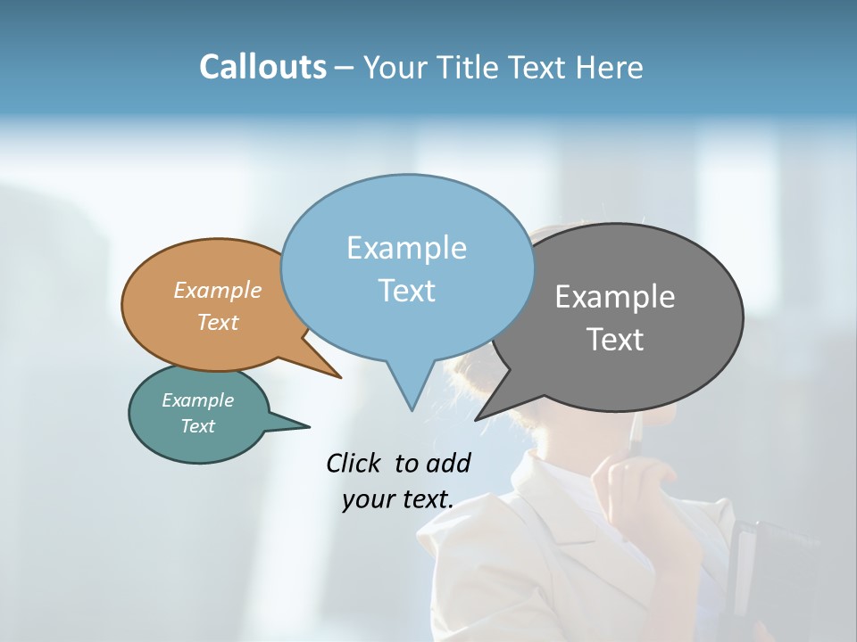 A Woman Smoking A Cigarette In A City PowerPoint Template