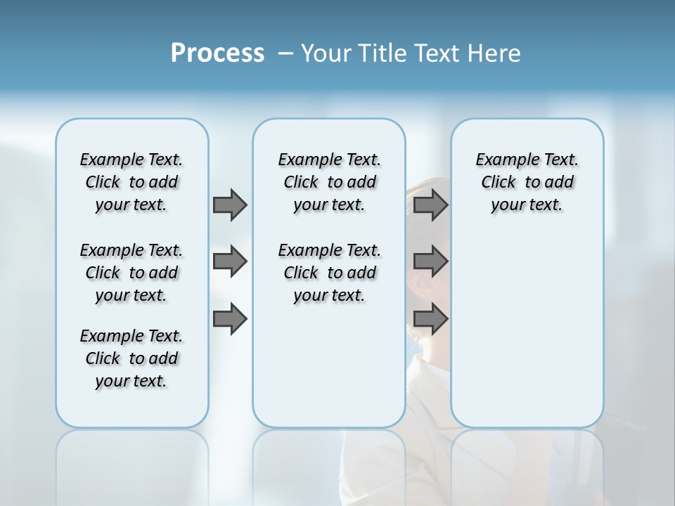 A Woman Smoking A Cigarette In A City PowerPoint Template