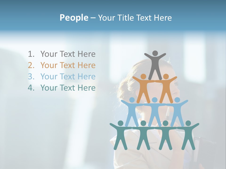 A Woman Smoking A Cigarette In A City PowerPoint Template