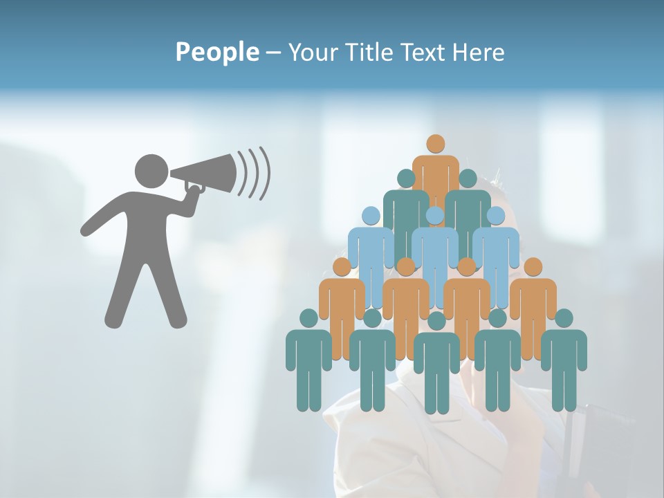 A Woman Smoking A Cigarette In A City PowerPoint Template