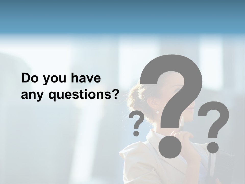 A Woman Smoking A Cigarette In A City PowerPoint Template