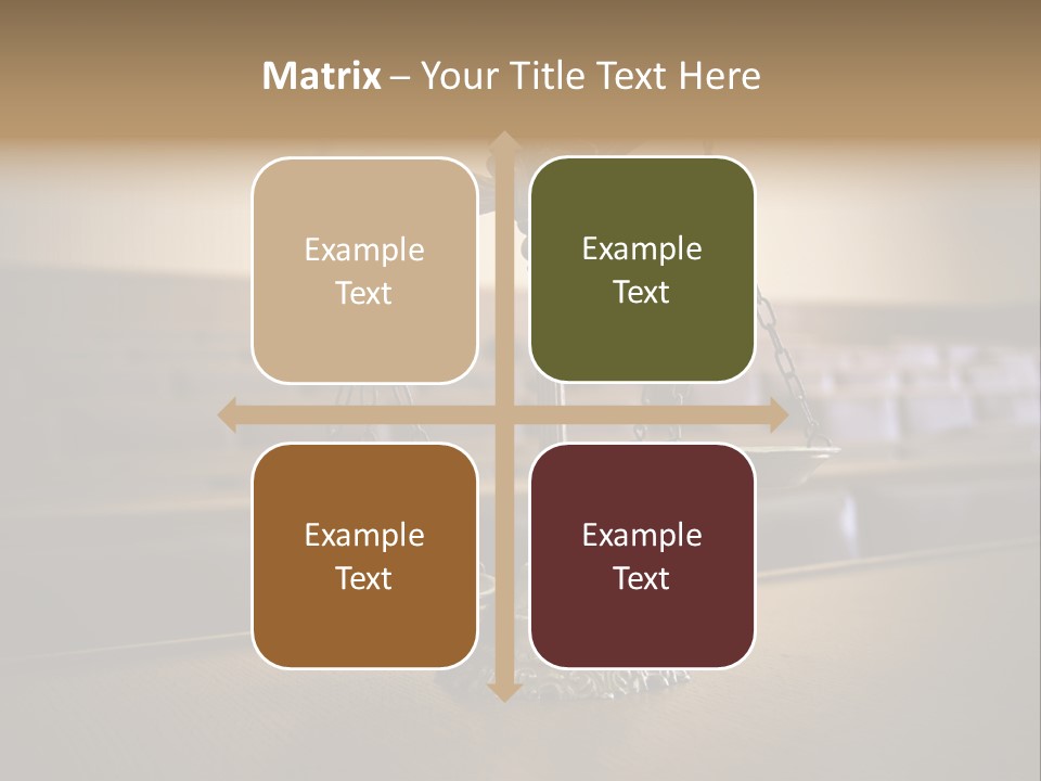 Weight Liberty Courtroom PowerPoint Template