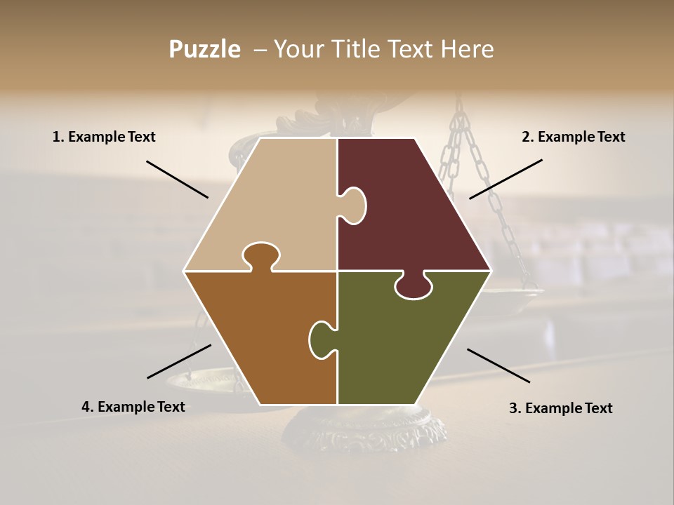 Weight Liberty Courtroom PowerPoint Template