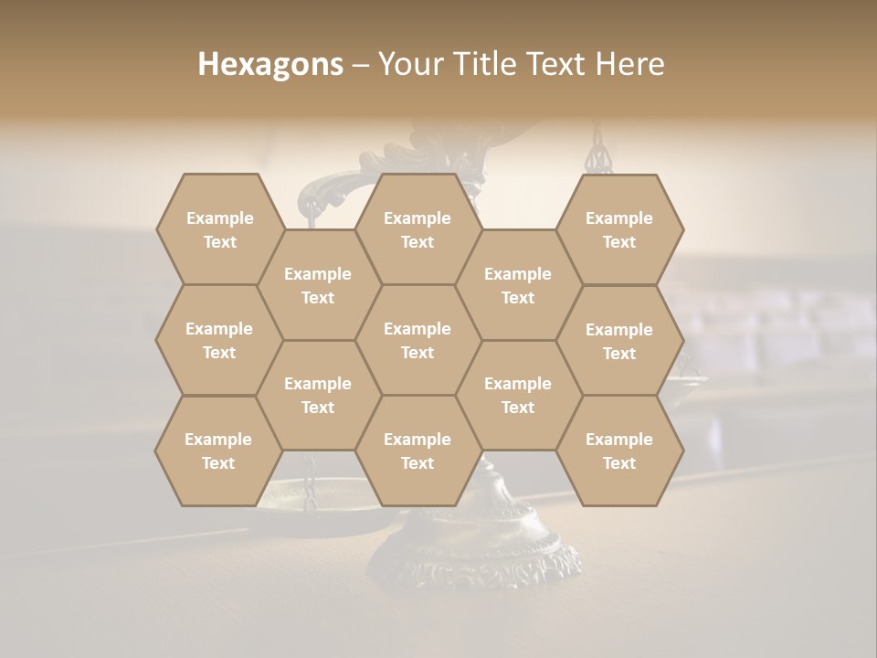 Weight Liberty Courtroom PowerPoint Template