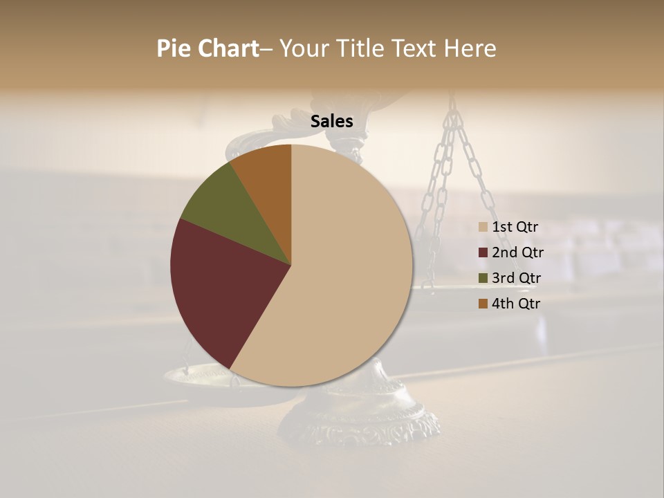 Weight Liberty Courtroom PowerPoint Template
