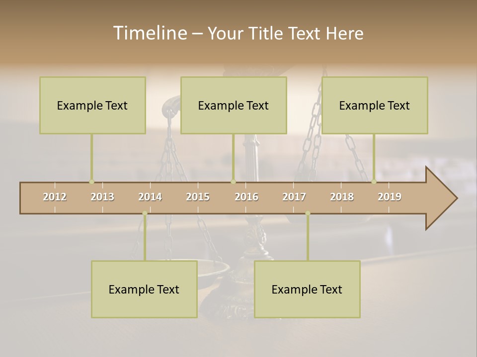 Weight Liberty Courtroom PowerPoint Template