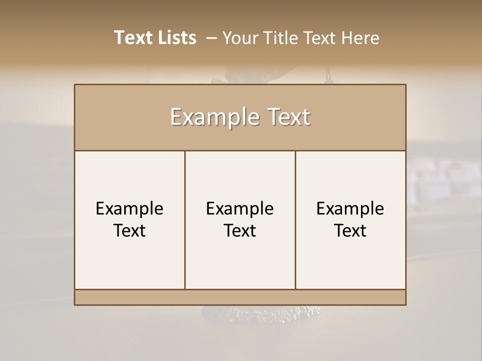 Weight Liberty Courtroom PowerPoint Template