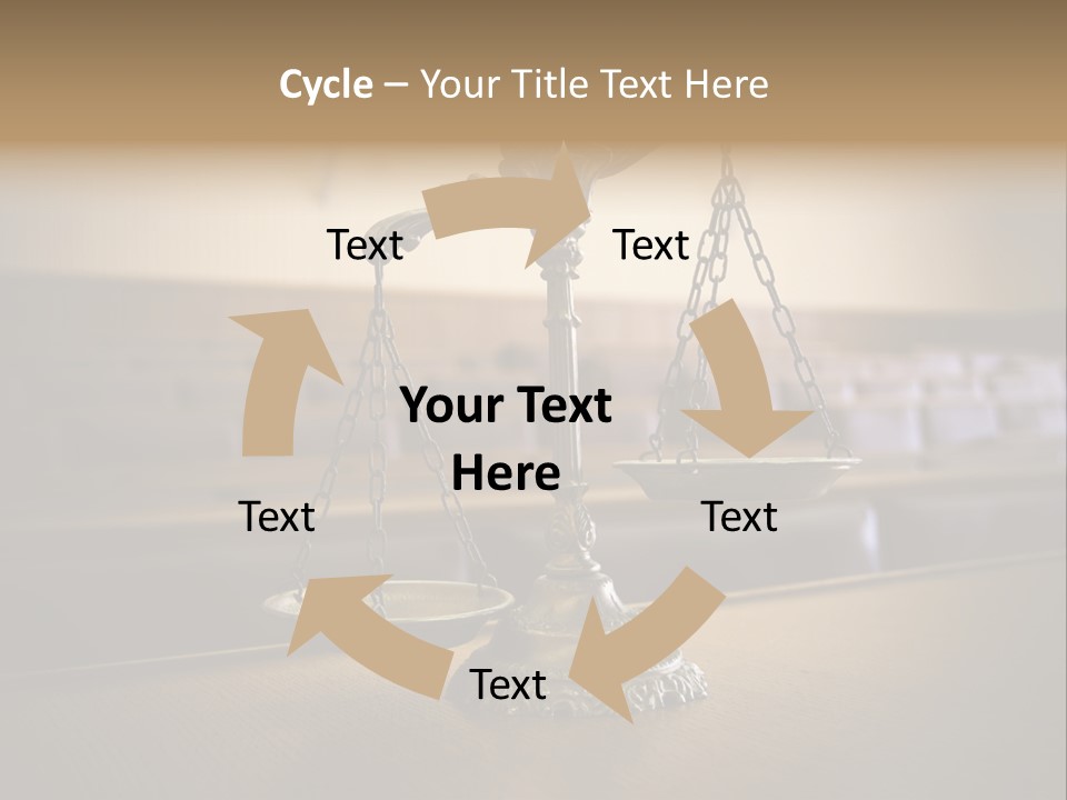 Weight Liberty Courtroom PowerPoint Template