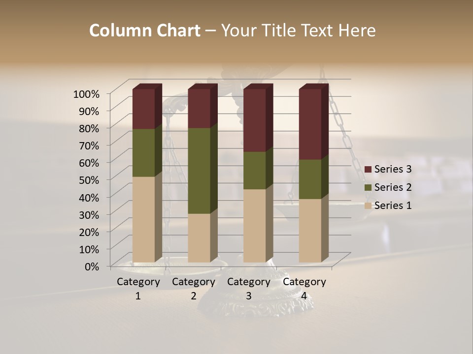 Weight Liberty Courtroom PowerPoint Template