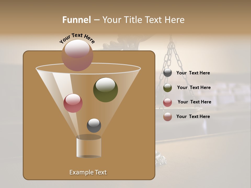 Weight Liberty Courtroom PowerPoint Template