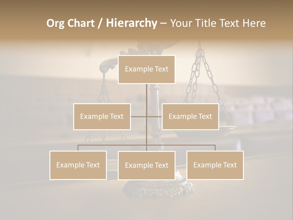 Weight Liberty Courtroom PowerPoint Template