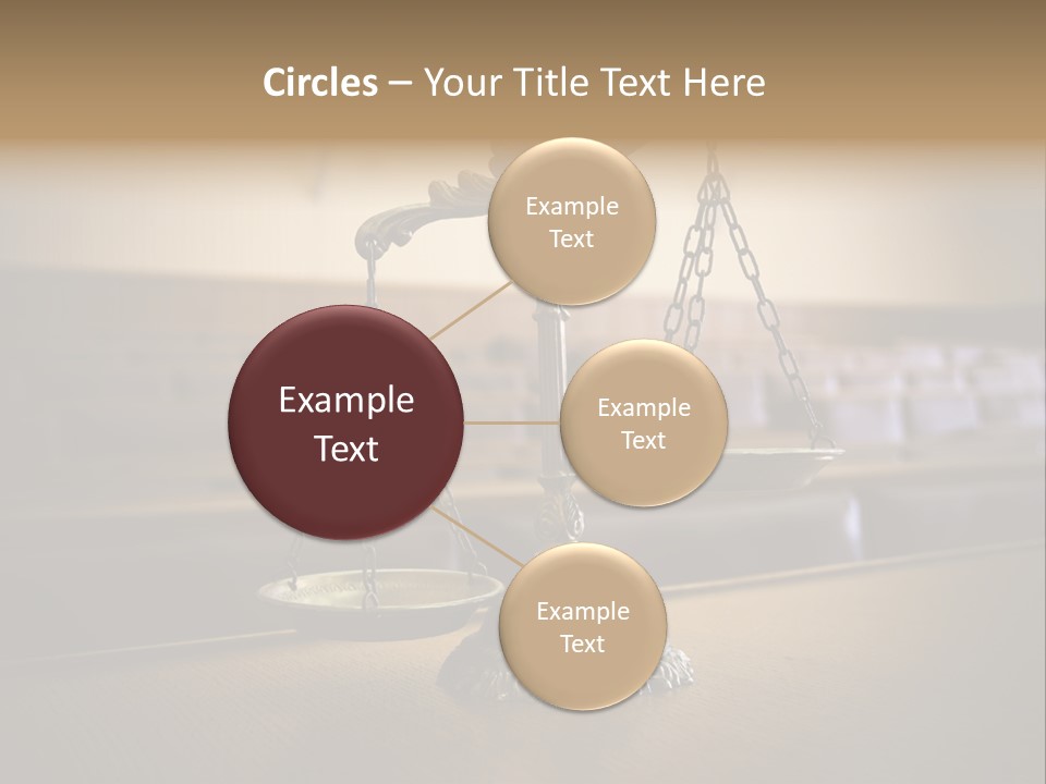 Weight Liberty Courtroom PowerPoint Template