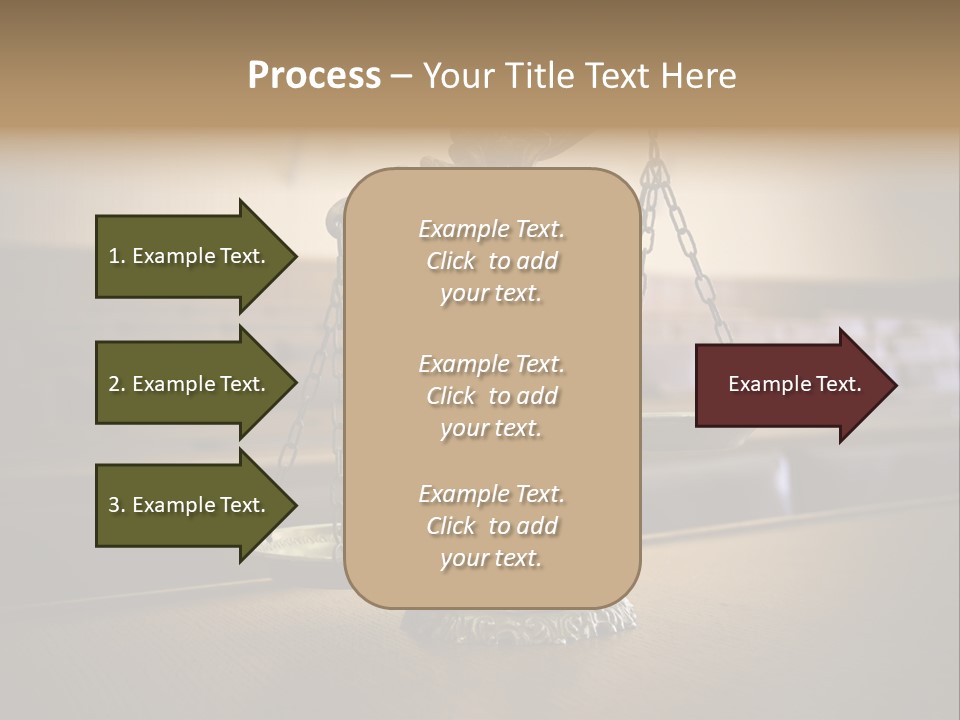 Weight Liberty Courtroom PowerPoint Template