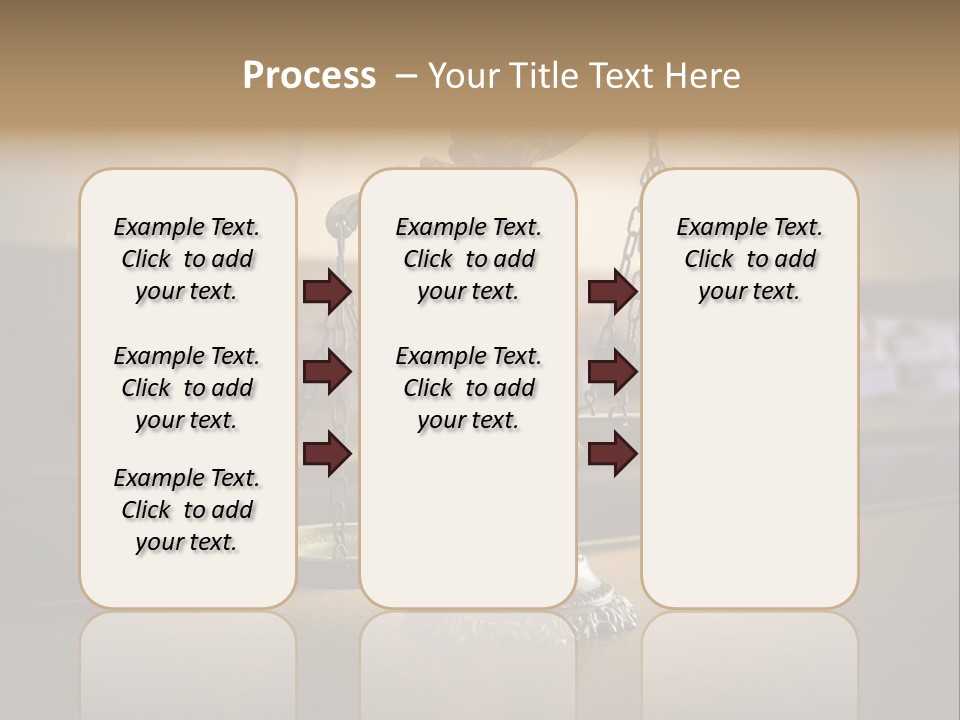 Weight Liberty Courtroom PowerPoint Template