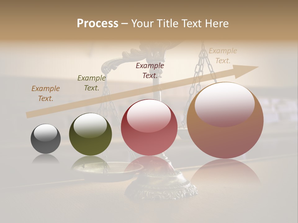 Weight Liberty Courtroom PowerPoint Template