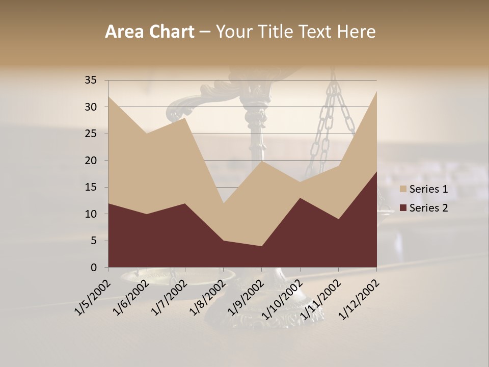 Weight Liberty Courtroom PowerPoint Template