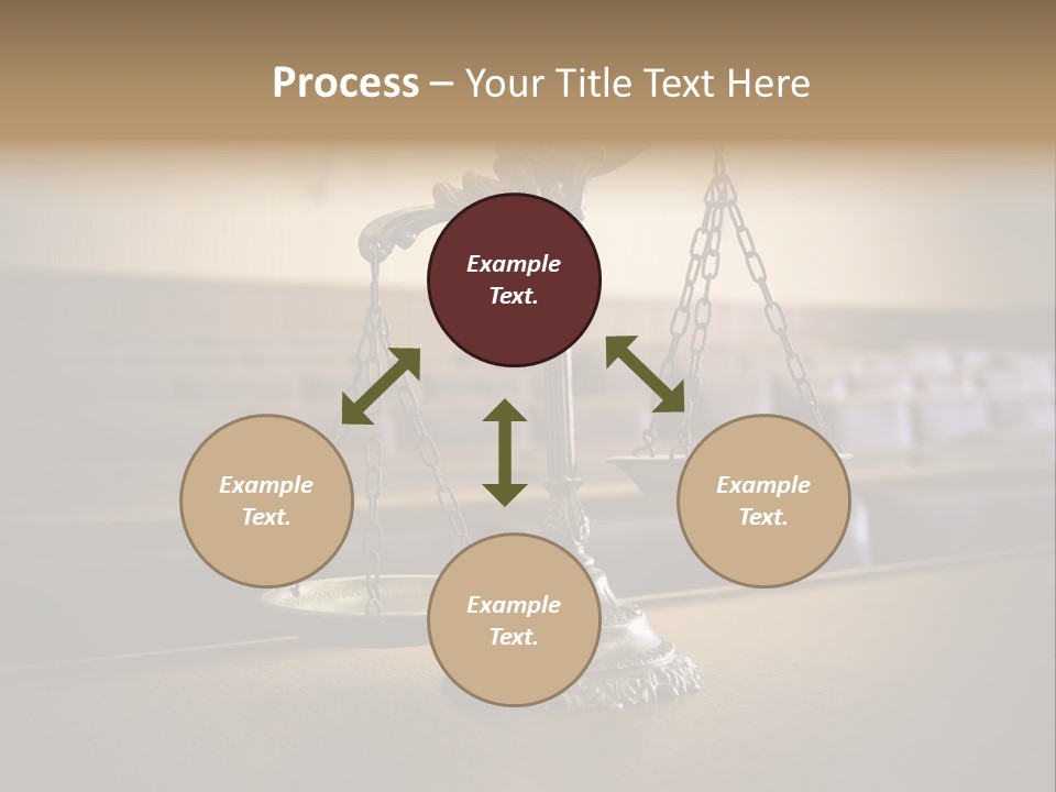 Weight Liberty Courtroom PowerPoint Template