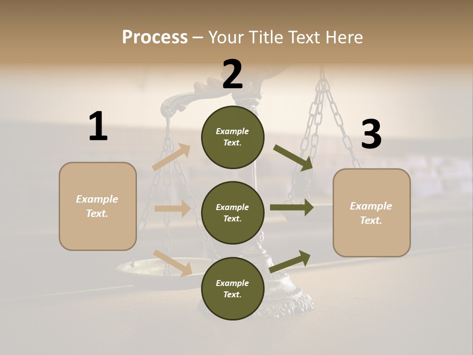 Weight Liberty Courtroom PowerPoint Template