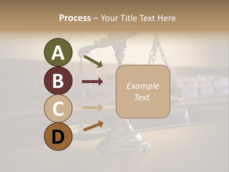 Weight Liberty Courtroom PowerPoint Template