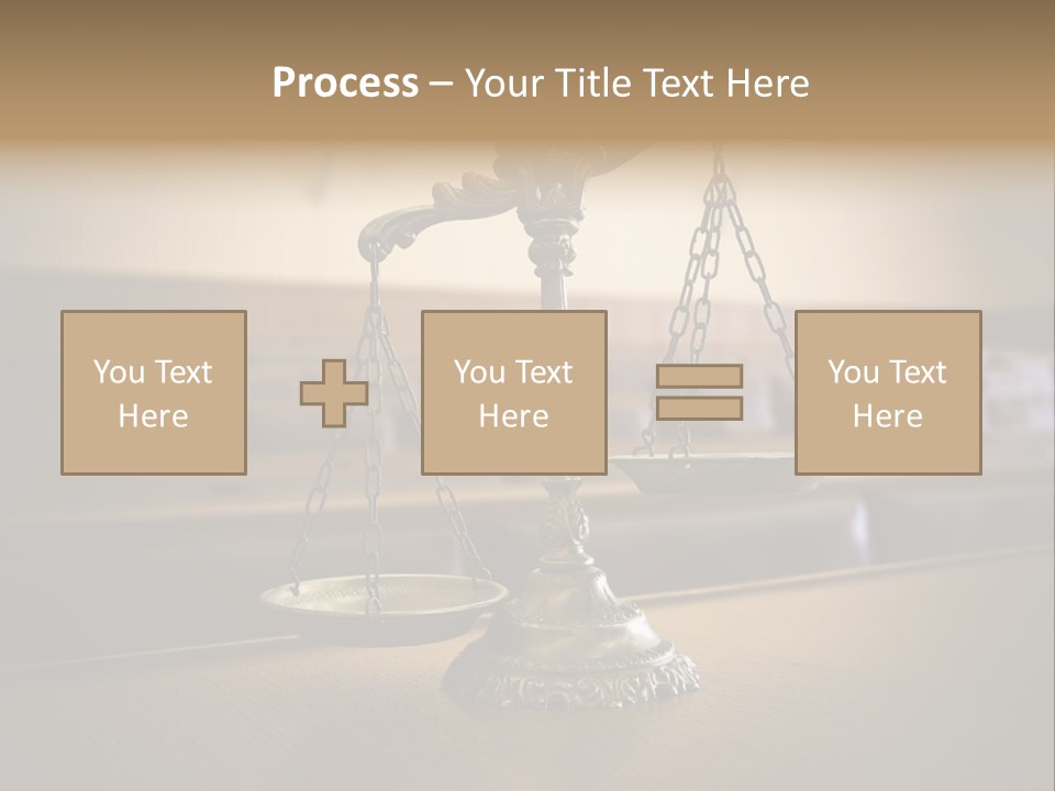 Weight Liberty Courtroom PowerPoint Template