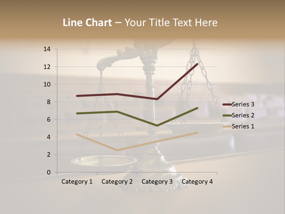 Weight Liberty Courtroom PowerPoint Template