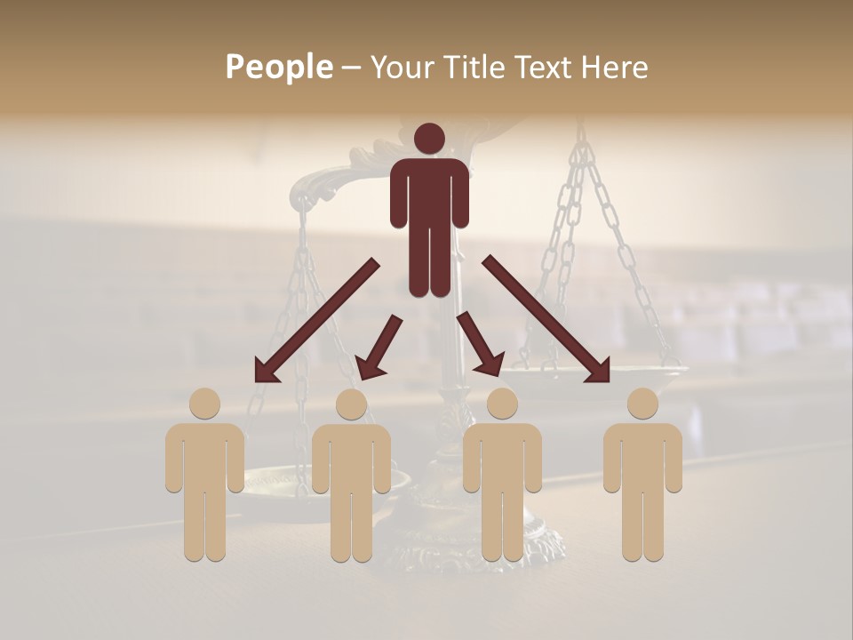 Weight Liberty Courtroom PowerPoint Template