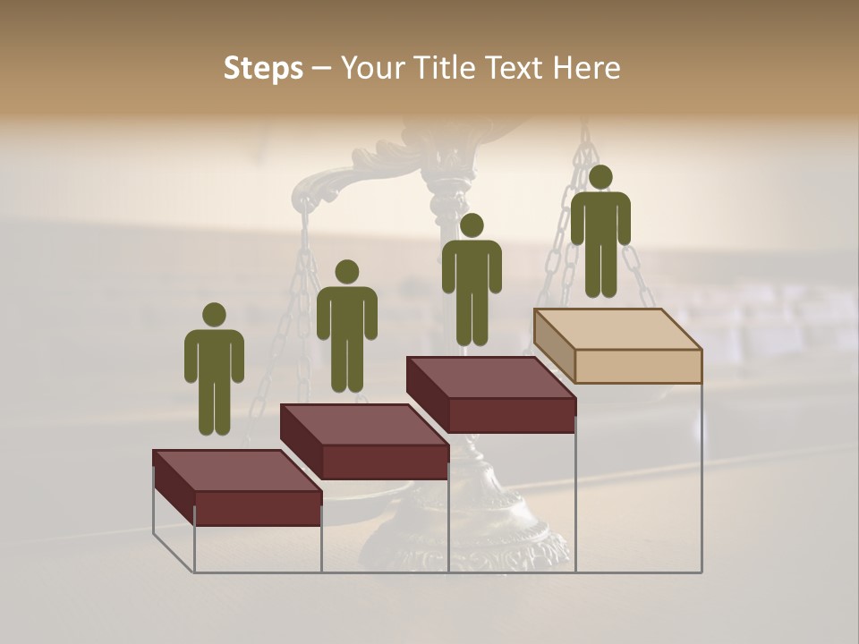 Weight Liberty Courtroom PowerPoint Template