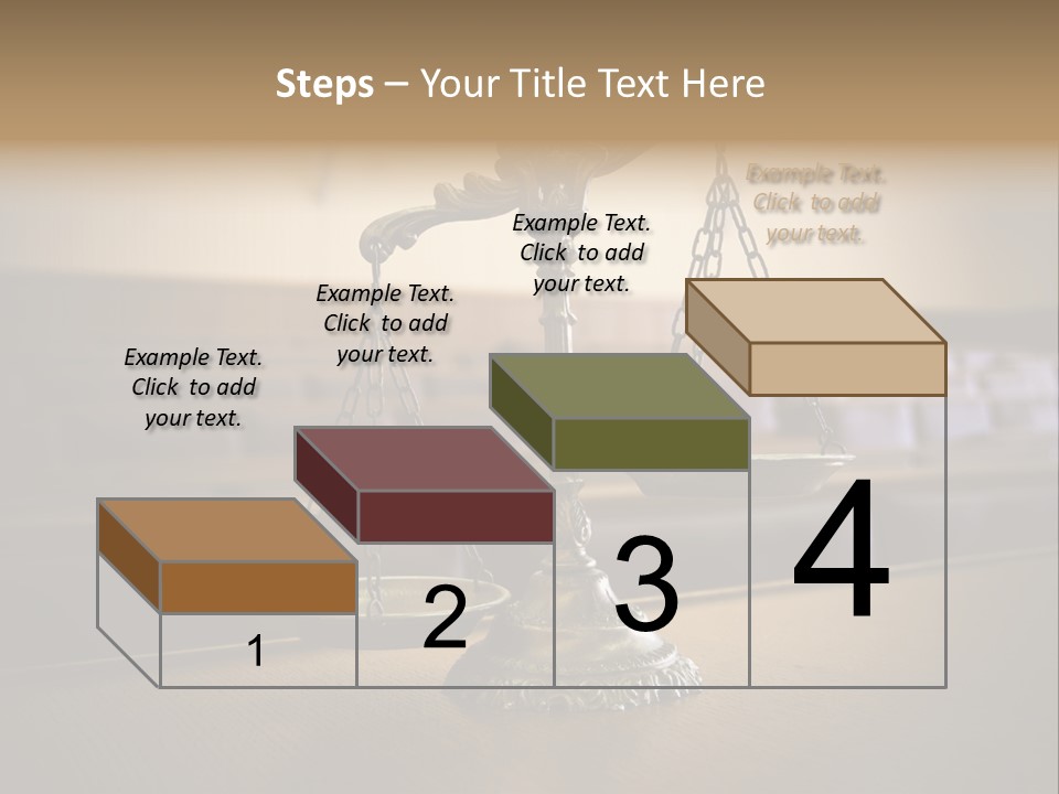 Weight Liberty Courtroom PowerPoint Template