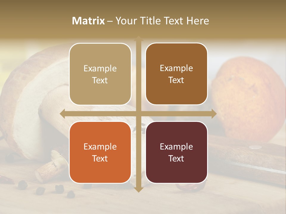 Tasty Cutting Board Cooking PowerPoint Template