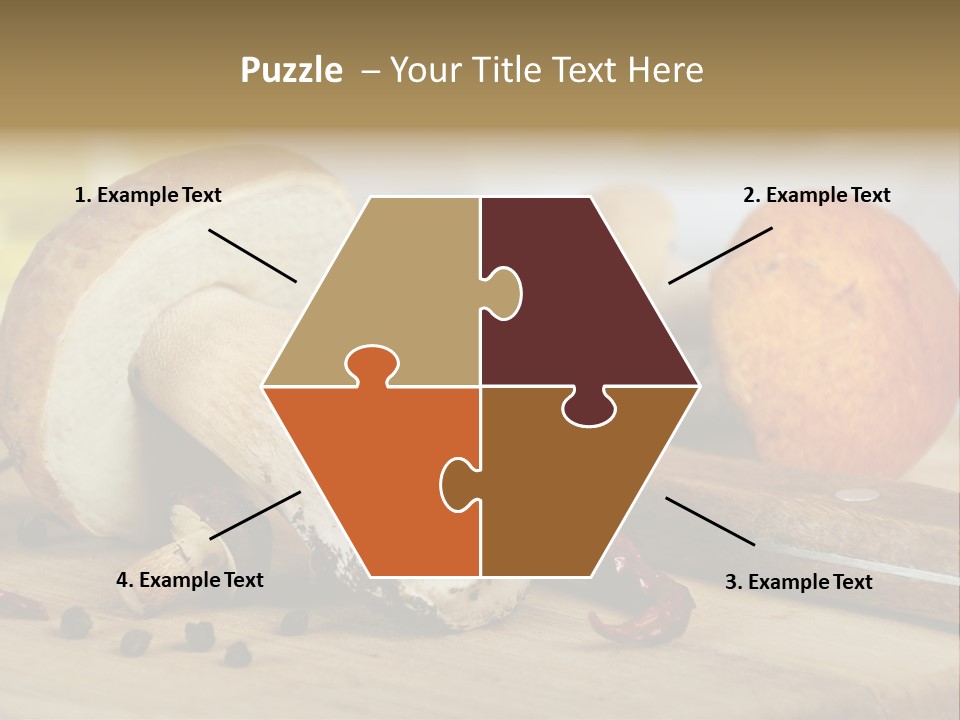 Tasty Cutting Board Cooking PowerPoint Template