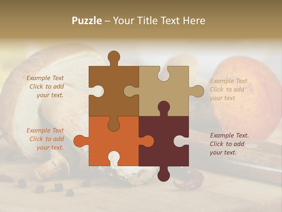 Tasty Cutting Board Cooking PowerPoint Template