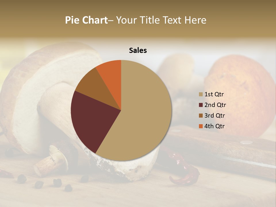 Tasty Cutting Board Cooking PowerPoint Template