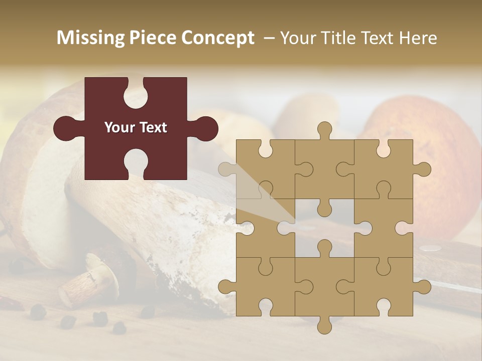 Tasty Cutting Board Cooking PowerPoint Template