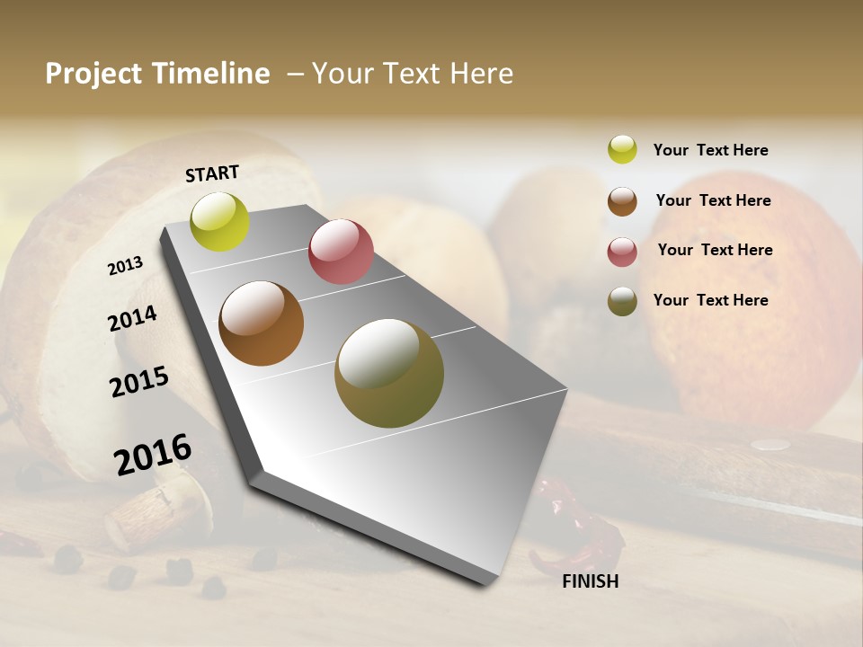 Tasty Cutting Board Cooking PowerPoint Template