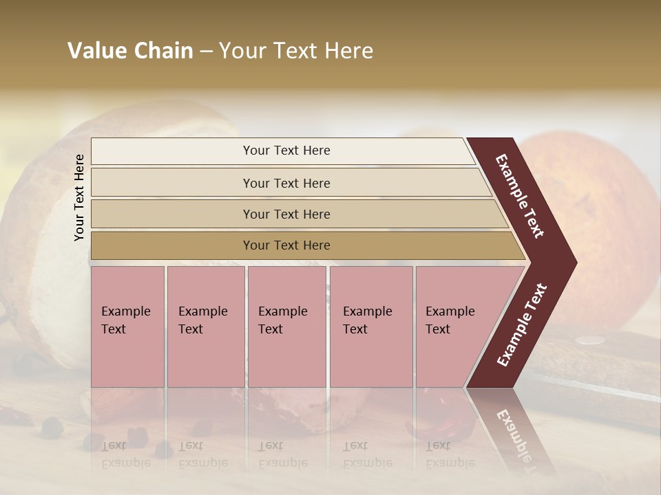 Tasty Cutting Board Cooking PowerPoint Template