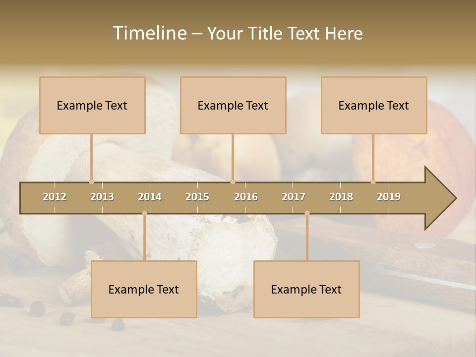 Tasty Cutting Board Cooking PowerPoint Template