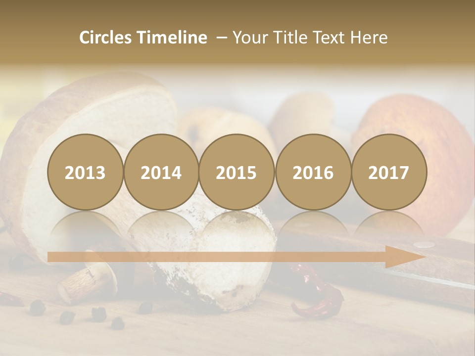 Tasty Cutting Board Cooking PowerPoint Template