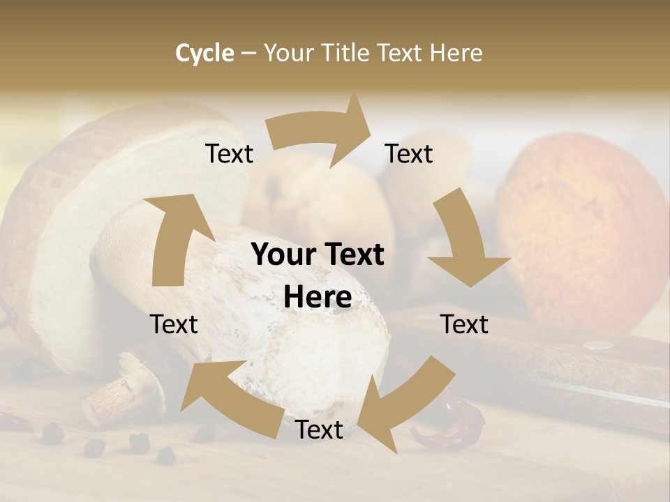 Tasty Cutting Board Cooking PowerPoint Template