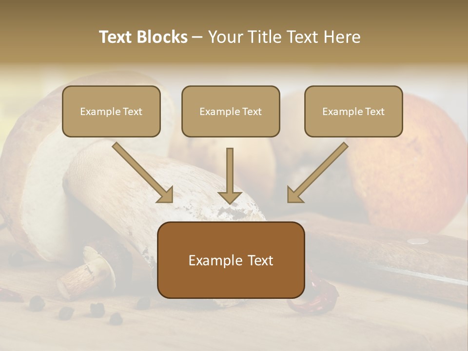 Tasty Cutting Board Cooking PowerPoint Template