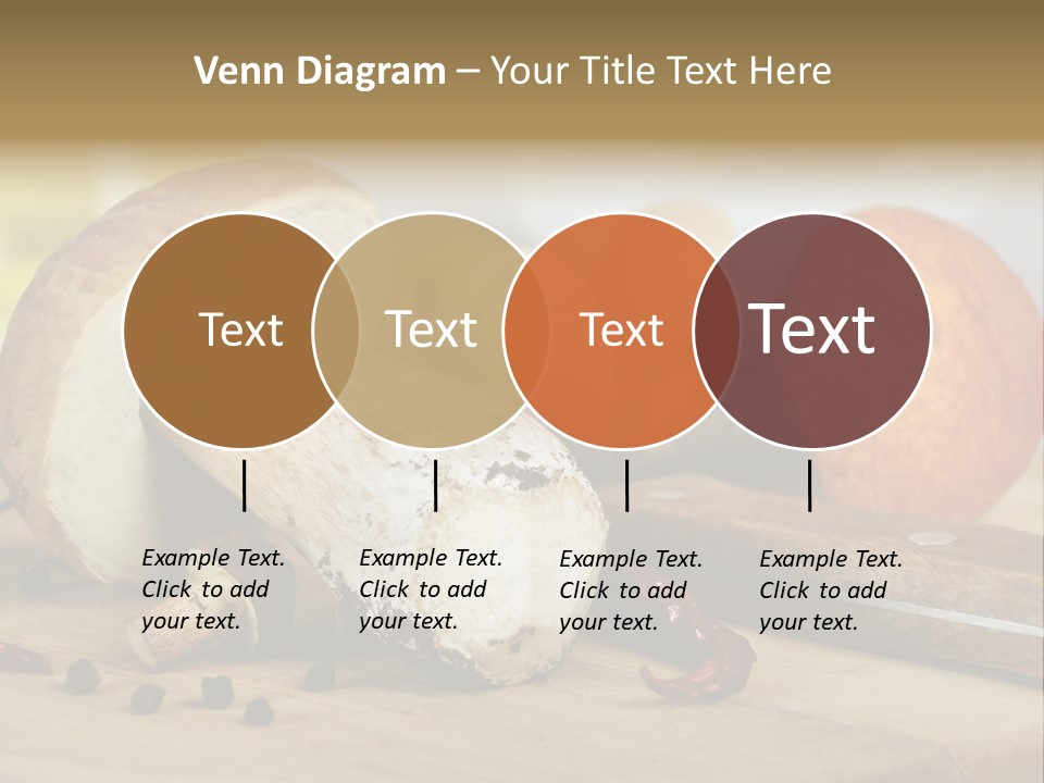 Tasty Cutting Board Cooking PowerPoint Template