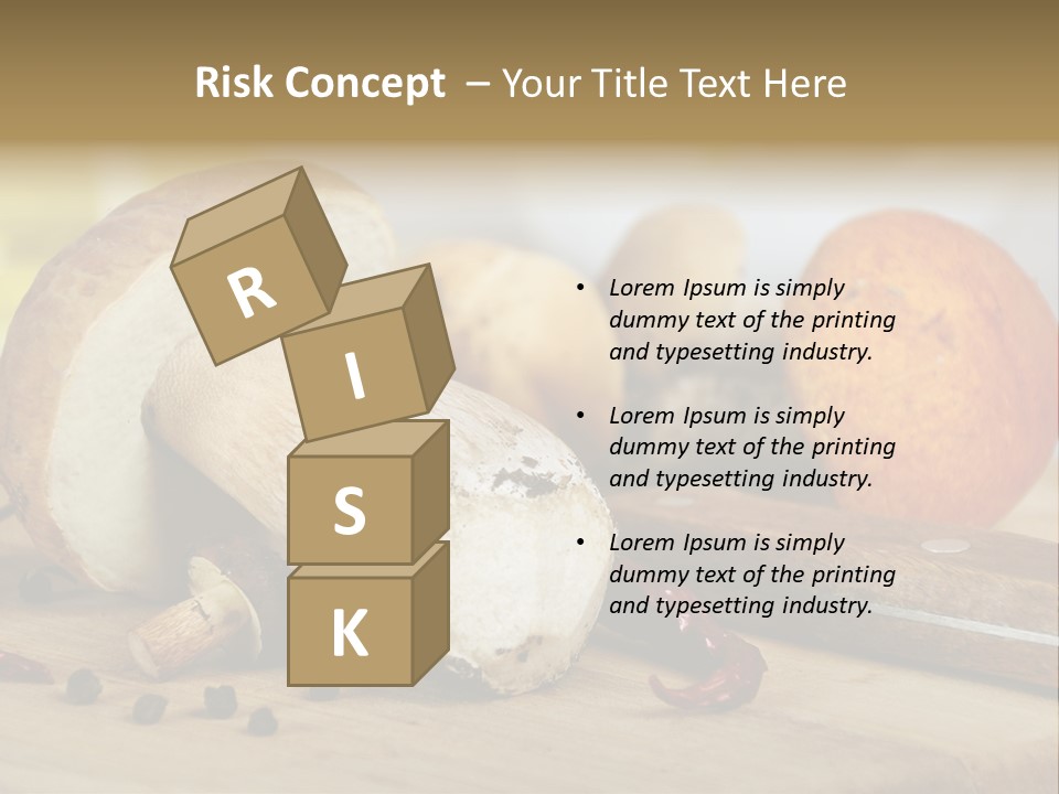 Tasty Cutting Board Cooking PowerPoint Template