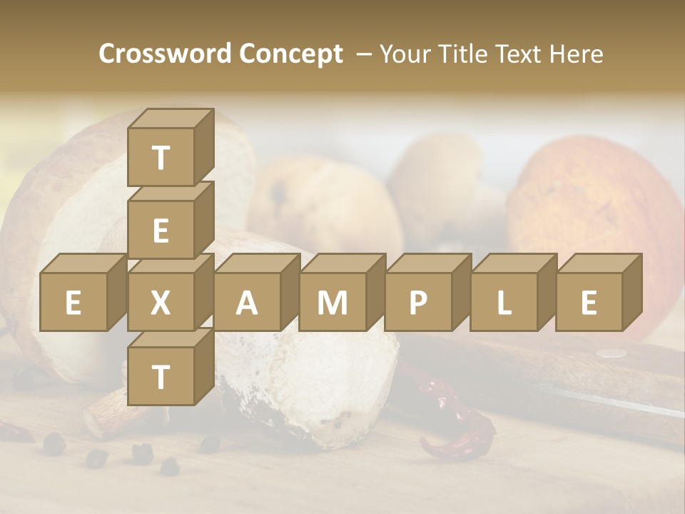 Tasty Cutting Board Cooking PowerPoint Template