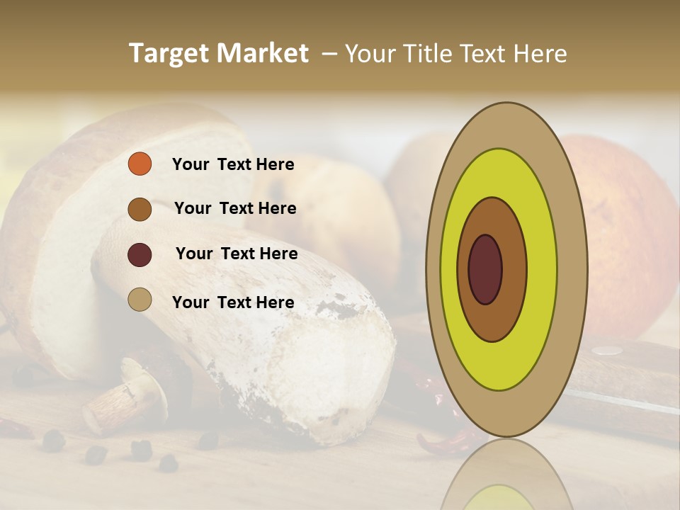 Tasty Cutting Board Cooking PowerPoint Template